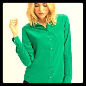 Equipment Brett Silk Blouse XS